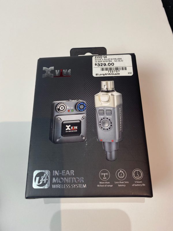 Xvive-U4  240GHZ wireless in-ear system